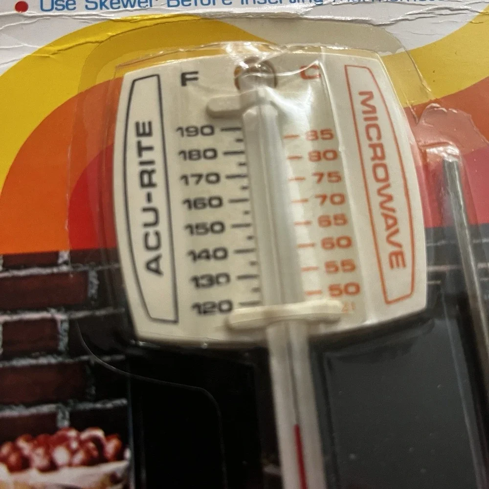 🇺🇸 Vintage Acu‑Rite Microwave Meat Thermometer #00770 NOS Dishwasher Safe‎